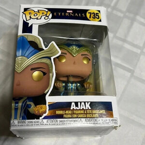 Funko Pop Marvel AJAX. 735  ETERNALS bobble  head figurine. Sealed